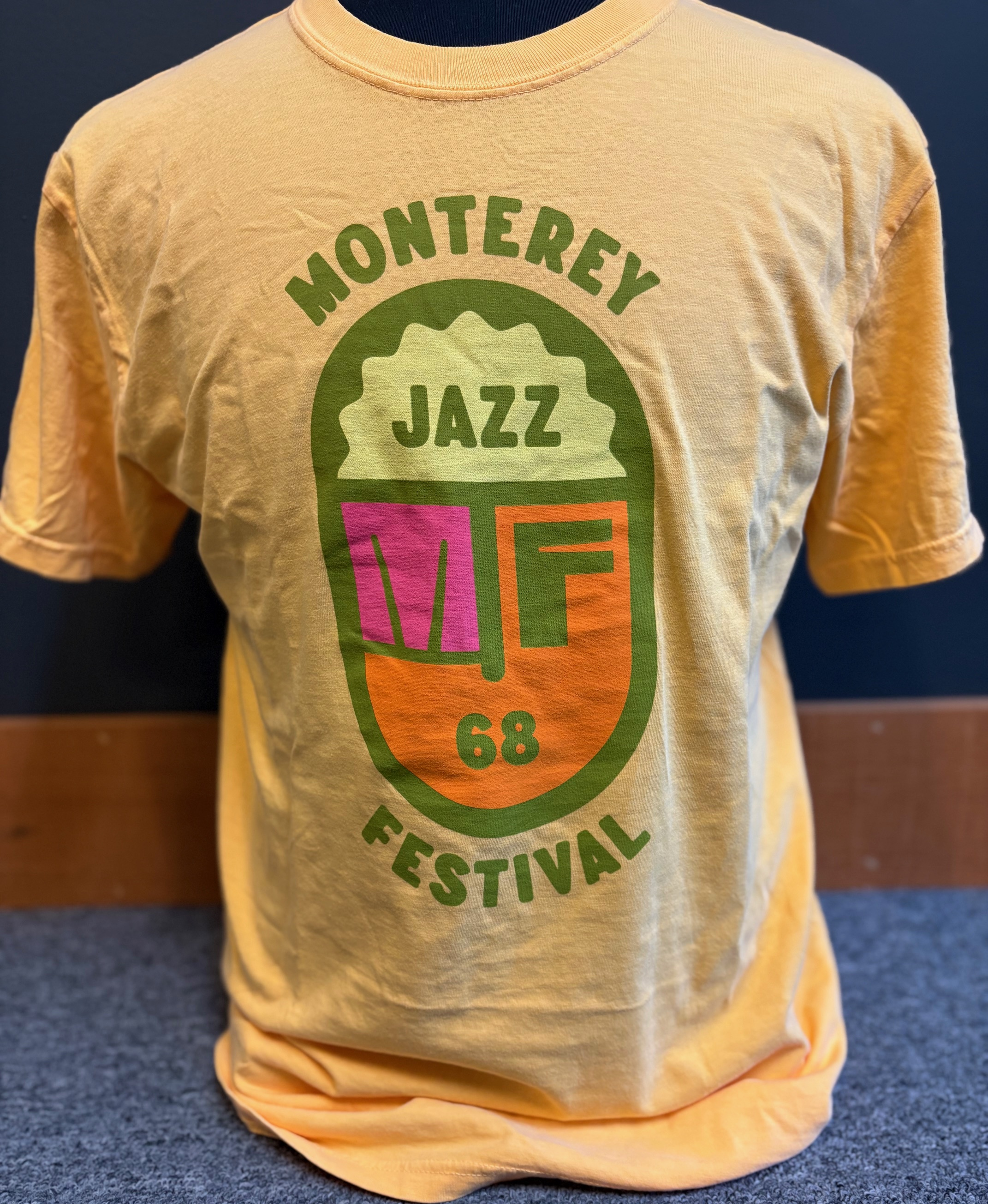 2025 MJF68 Goldenrod Short Sleeve T-Shirt – Monterey Jazz