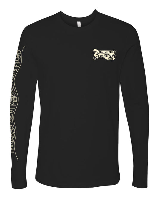 2023 Monterey Jazz Festival "Coast Road" Black Longsleeve Shirt