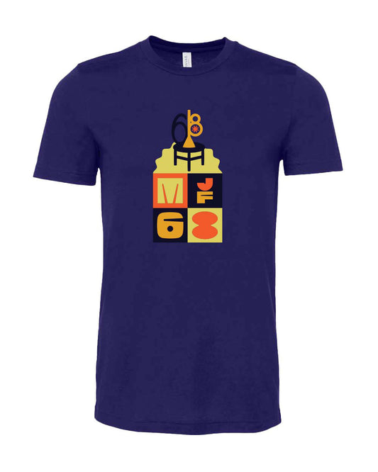 2025 Monterey Jazz Festival 68 Navy Blue Unisex T-Shirt - Pre-Order