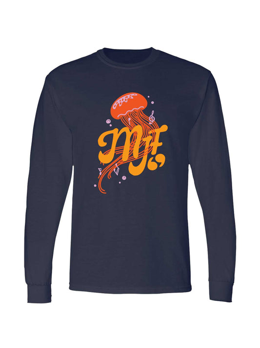 2026 Monterey Jazz Festival Logo Navy Blue Longsleeve Shirt