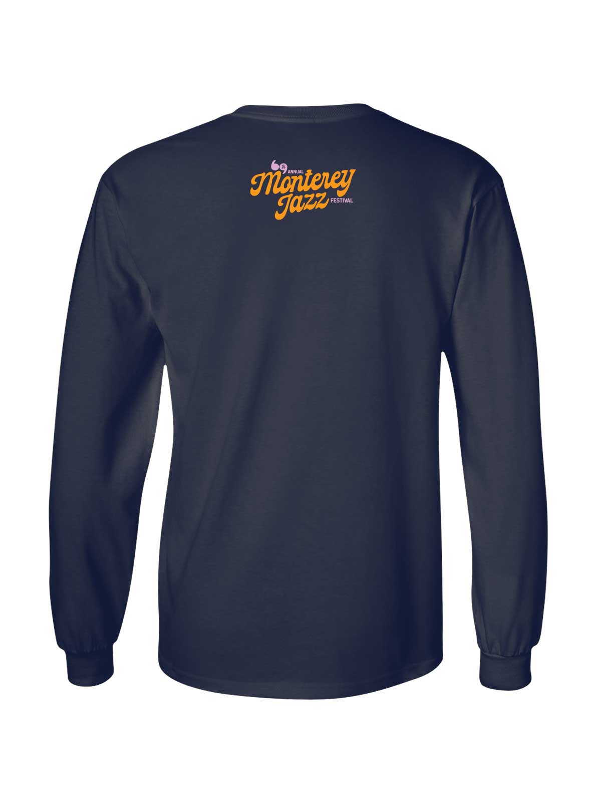 2026 Monterey Jazz Festival Logo Navy Blue Longsleeve Shirt