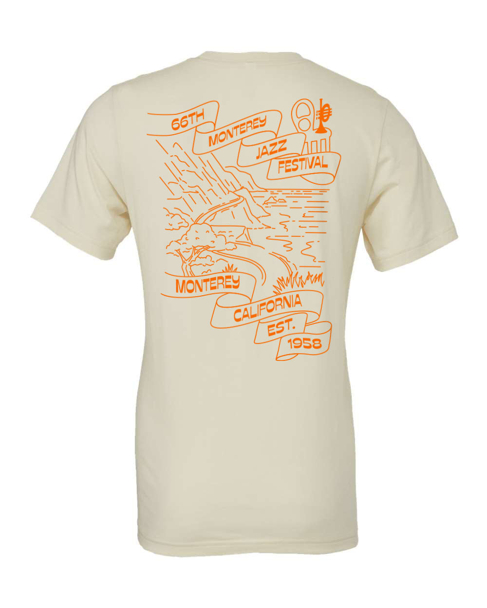 2023 Monterey Jazz Festival "Coast Road" Ladies Natural T-Shirt